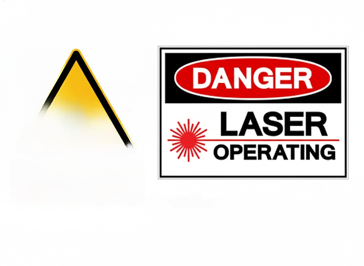 Lézer biztonsági címkék